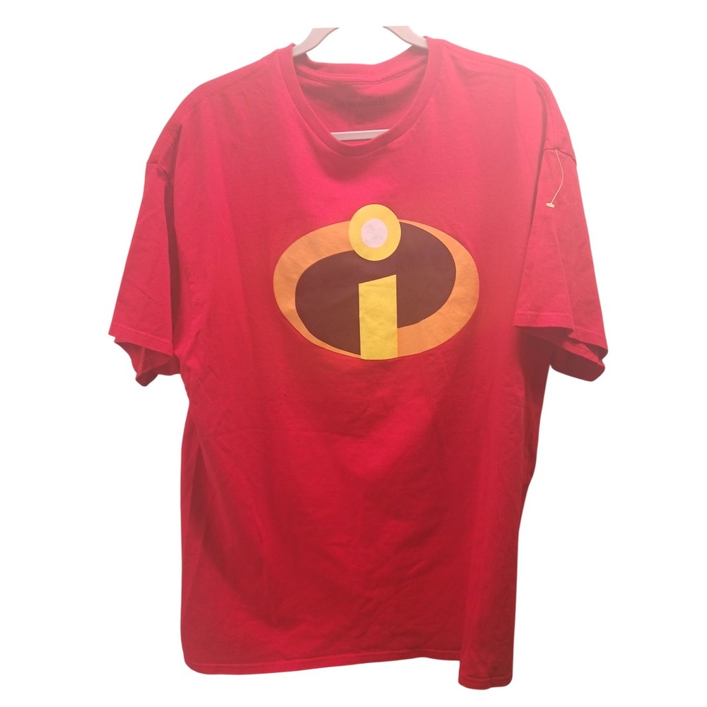 Disney Pixar The Incredibles Red Logo T Shirt Size 2X‎ EEK TTG